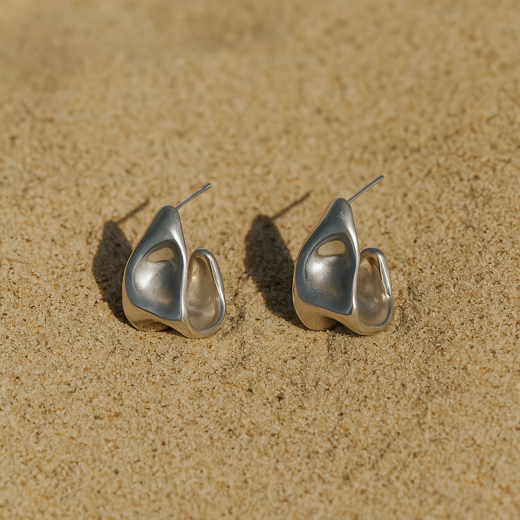 Sangallo earrings – gold plated & 925 silver