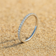 Bague Adorazione – Argent 925 & éclat serti délicat