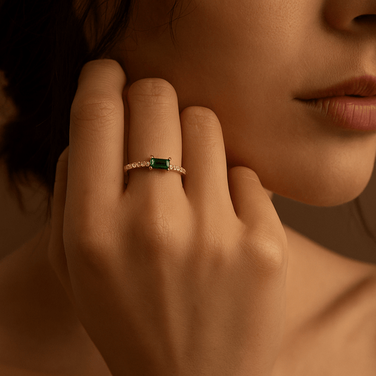 Bague Paradiso – Argent 925 & pierre précieuse