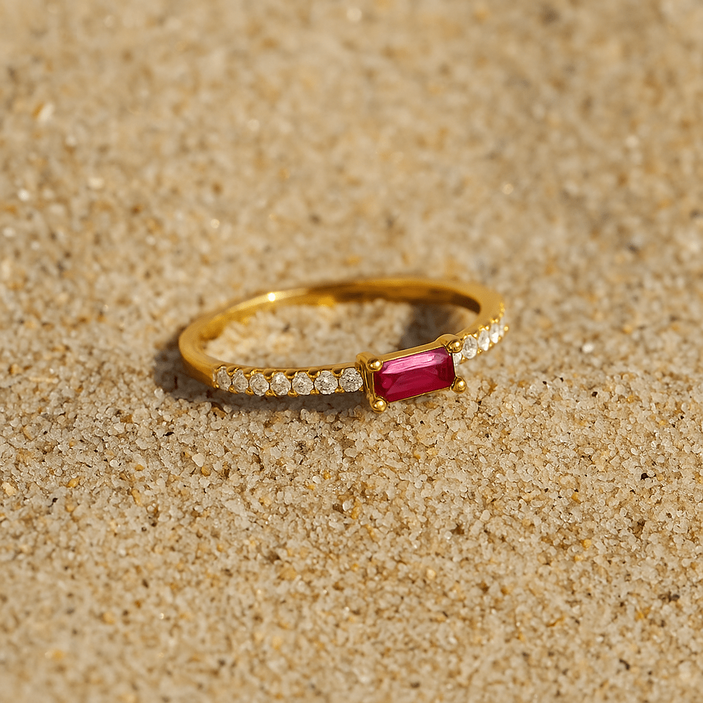 Bague fine Paradiso – Argent 925 & pierre | L’Atelier de Malte Améthyste / 6