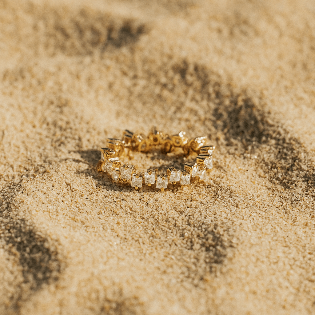 Bague Luce – Plaqué or 18k & pierres fines | L’Atelier de Malte Blanc / 6
