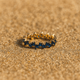 Bague Luce – Plaqué or 18k & pierres fines | L’Atelier de Malte Bleu / 6
