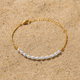 Bracelet Credenza – Perles & plaqué or ou argent | Atelier de Malte Or