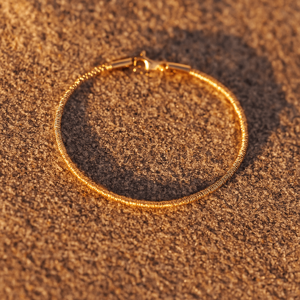 Bracelet torsadé femme – Plaqué or 14k ou argent 925 Atelier de Malte