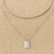 Collier Brillantezza – Double chaîne & pendentif | L’Atelier de Malte Argent