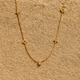 Collier Giardino – Plaqué or 18k & zircon central | L’Atelier de Malte