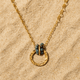 Collier Plaqué or 18k & pierres naturelles | Allevare