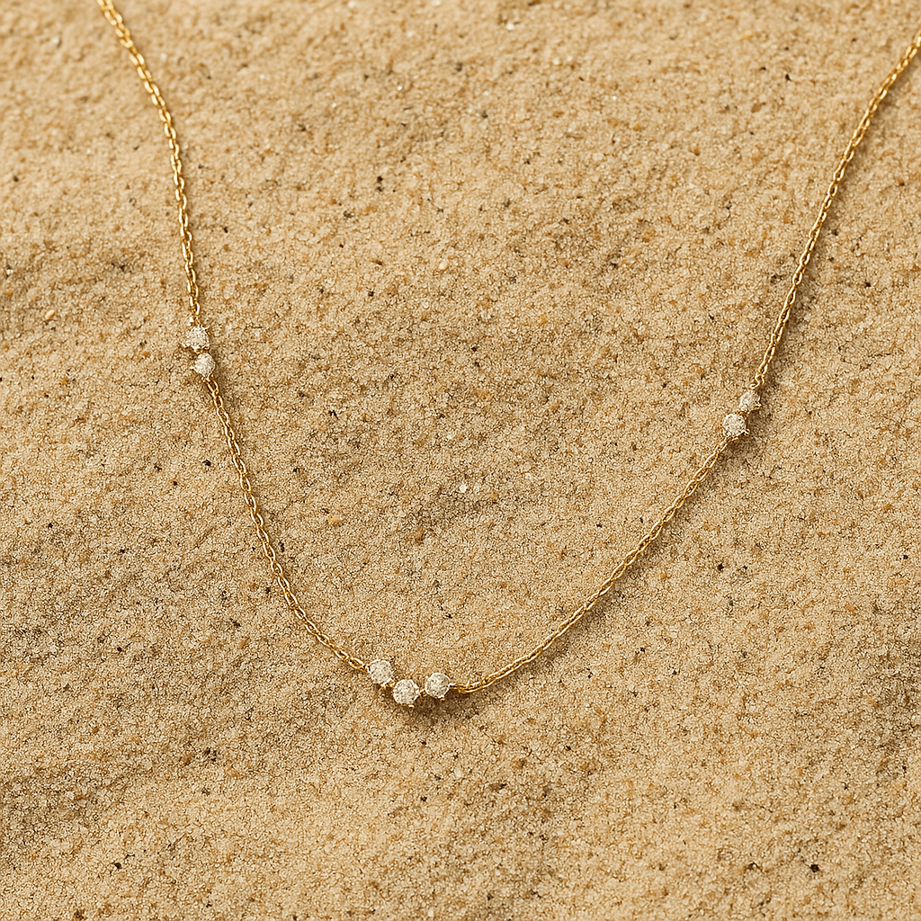 Collier – Zircon & Argent 925 ou plaqué or 18k | Grazia Or