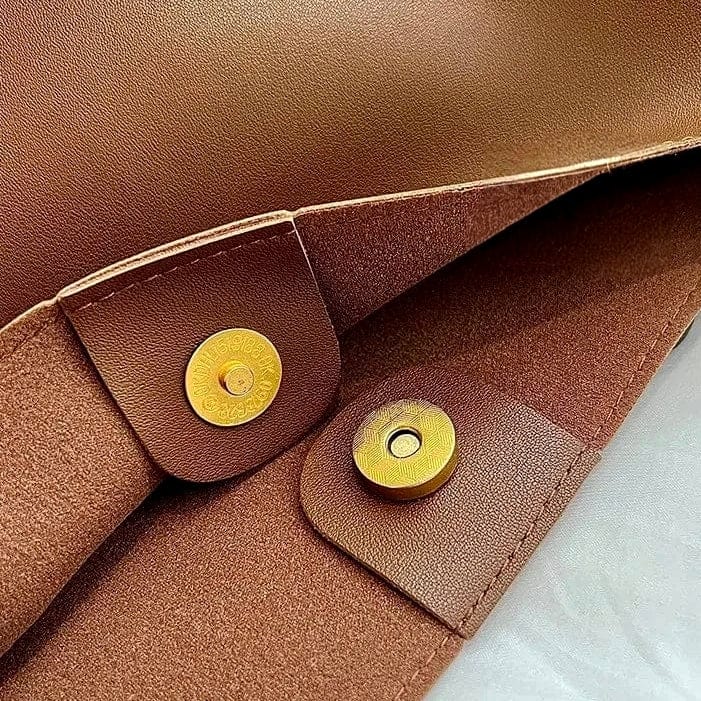 Sac à main épaule cuir vegan minimal – Sac Alba | L’Atelier de Malte