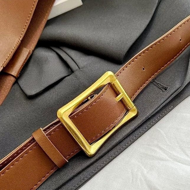 Sac à main épaule cuir vegan minimal – Sac Alba | L’Atelier de Malte