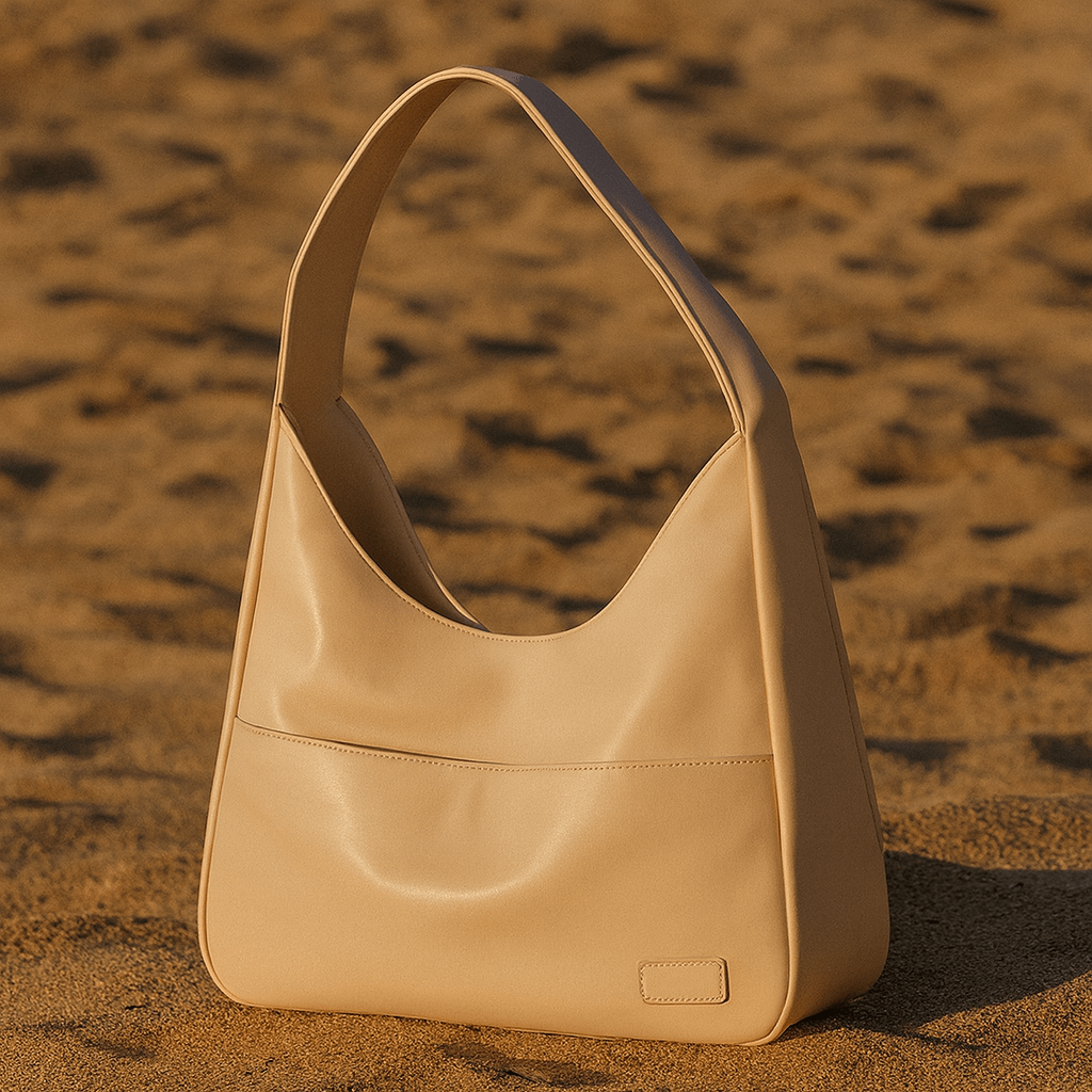 Sac à main hobo Elia – Similicuir vegan | L’Atelier de Malte Blanc