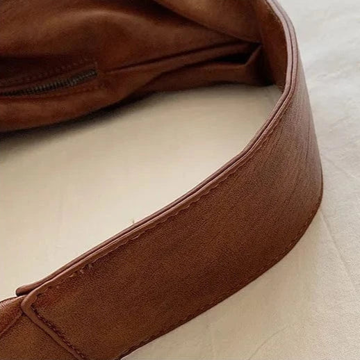 Sac à main Terra – grand hobo souple zippé | L’Atelier de Malte