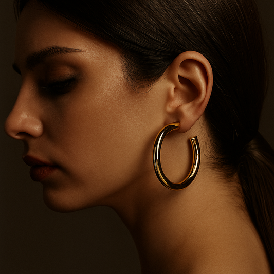 Boucles d’oreilles Claudia – Plaqué or 18k