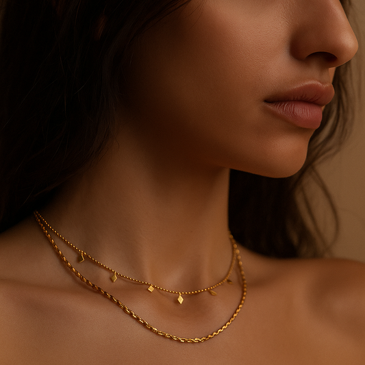 Coffret Famiglia – Collier, jonc & créoles or 18k