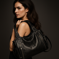 Sac Iséa – Cabas structuré vegan, multi-poches & lignes épurées