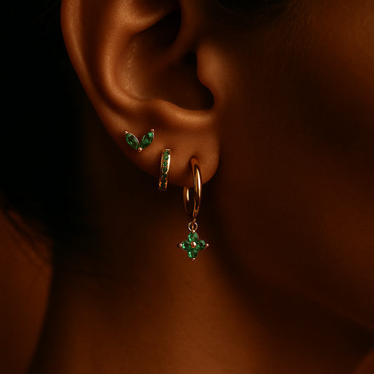 Boucles Fiori – Argent 925 Plaqué or