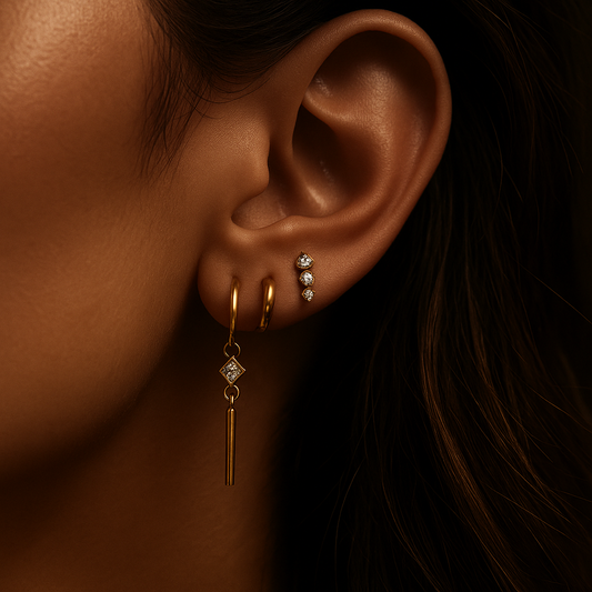 Boucles Sospirare  –  Argent 925 Plaqué or