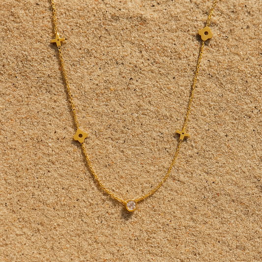 Collier Giardino – Plaqué or 18k