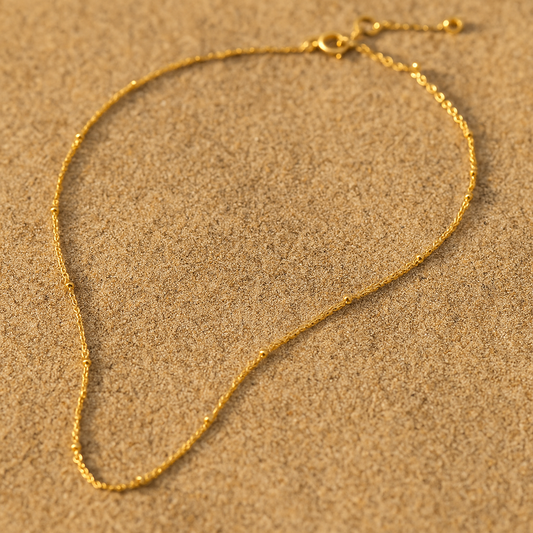 Collier Onda – Plaqué or 18k, argent ou or rose