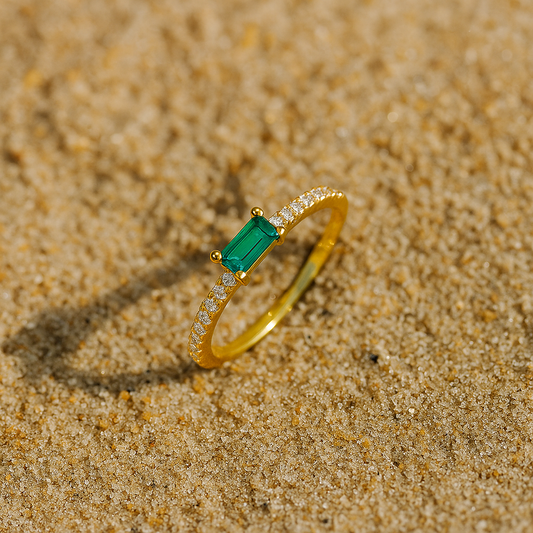 Bague Paradiso – Argent 925 & pierre précieuse