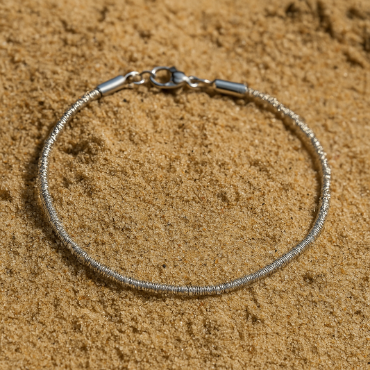 Bracelet Incanto – Chaîne torsadée plaqué or ou argent