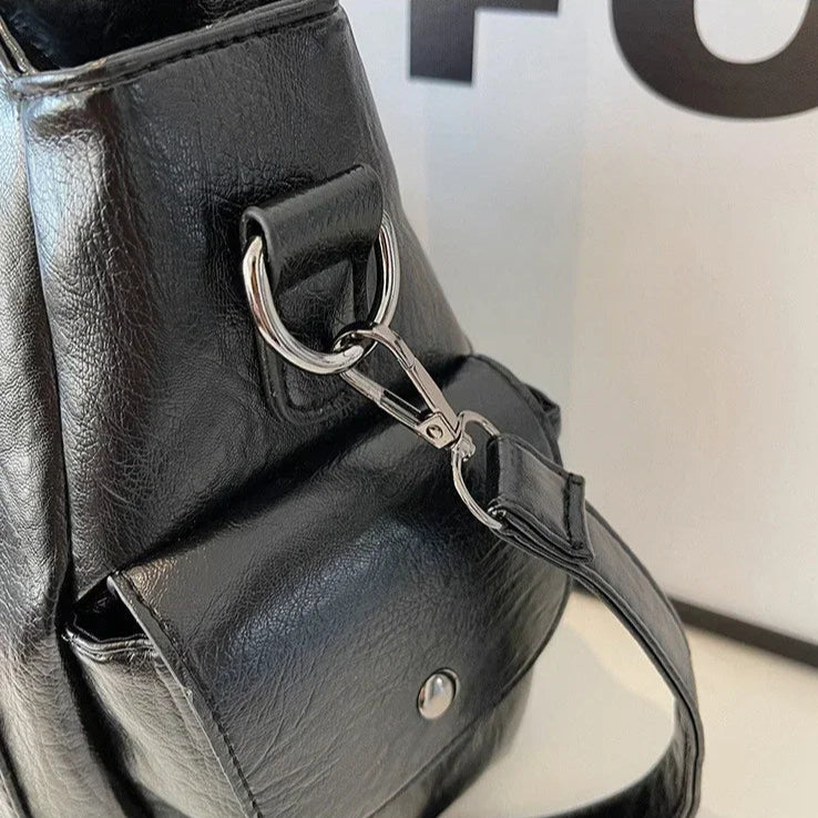 Sac Iséa – Cabas structuré vegan, multi-poches & lignes épurées