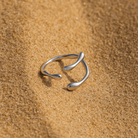 Bague Boccio – Acier inoxydable plaqué or - argent L’Atelier de Malte