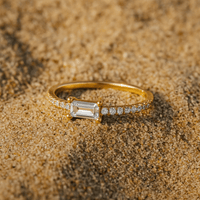 Bague fine Paradiso – Argent 925 & pierre | L’Atelier de Malte Topaze blanche / 6