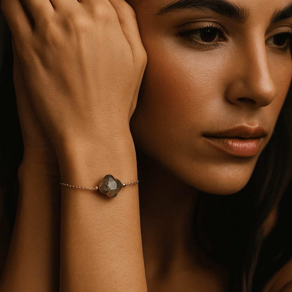 Bracelet Chiara – Aventurine ou pierre naturelle | L'Atelier de Malte
