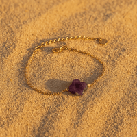 Bracelet Chiara – Aventurine ou pierre naturelle | L'Atelier de Malte Amethyste