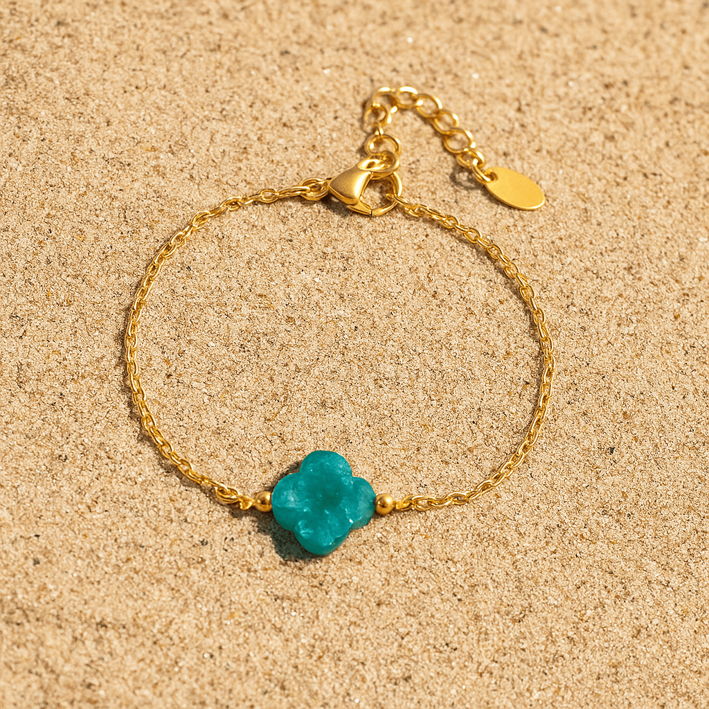 Bracelet Chiara – Aventurine ou pierre naturelle | L'Atelier de Malte Aventurine