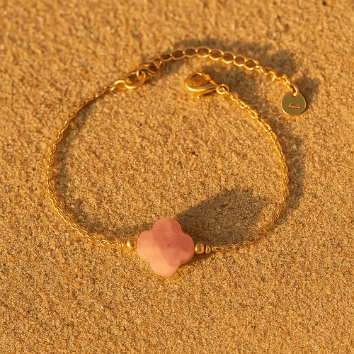 Bracelet Chiara – Aventurine ou pierre naturelle | L'Atelier de Malte Rhodonite
