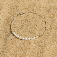 Bracelet Credenza – Perles & plaqué or ou argent | Atelier de Malte Argent