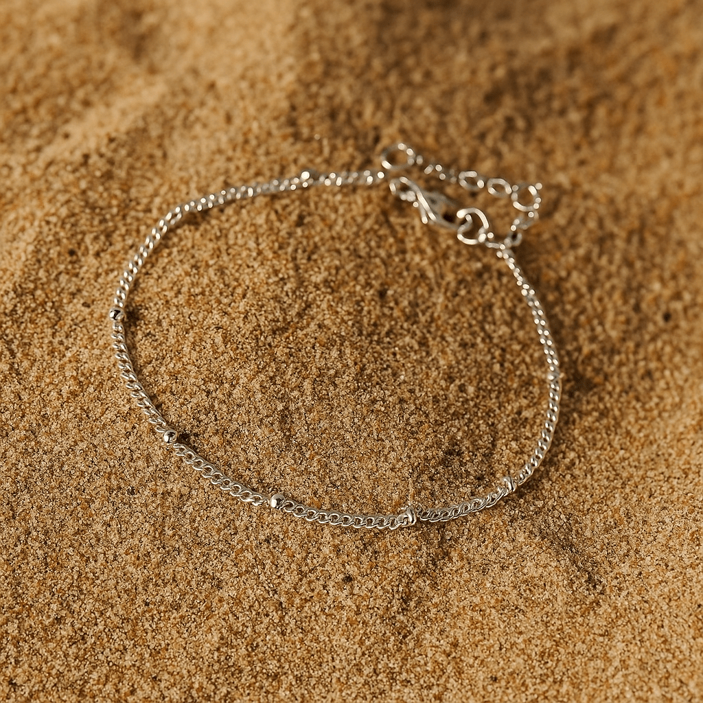 Bracelet fin Onda – Plaqué or 14k ou argent | Atelier de Malte Argent