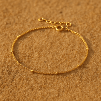 Bracelet fin Onda – Plaqué or 14k ou argent | Atelier de Malte Or