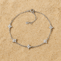 Bracelet Fiori – Bijou floral doré en argent 925 | L’Atelier de Malte Argent