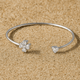 Bracelet – Jonc argent & symboles d’amour | Girasole 