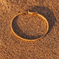 Bracelet torsadé femme – Plaqué or 14k ou argent 925 Atelier de Malte