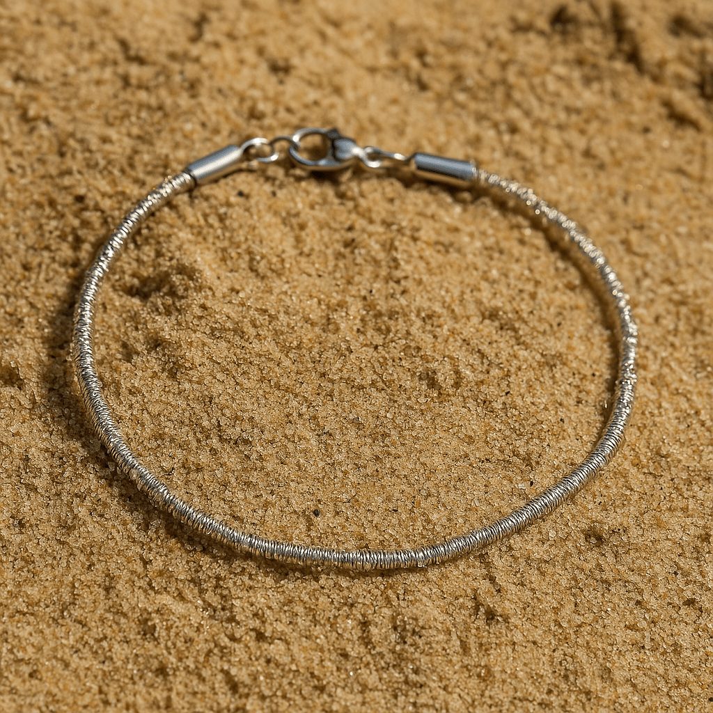 Bracelet torsadé femme – Plaqué or 14k ou argent 925 Atelier de Malte Argent