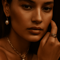 Coffret bijoux femme – Collier, créoles & bague perle | L’Atelier 