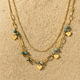 Collier Leggerezza Double chaîne perles naturelles L’Atelier de Malte