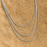 Collier multirangs Amalfi – Or 18k ou argent | Atelier de Malte Argent