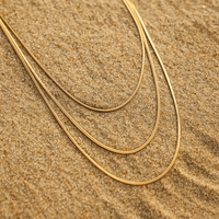Collier multirangs Amalfi – Or 18k ou argent | Atelier de Malte Or