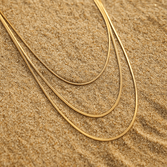 Collier multirangs Amalfi – Or 18k ou argent | Atelier de Malte Or