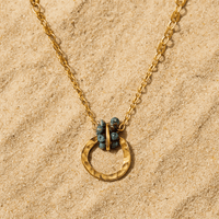 Collier Plaqué or 18k & pierres naturelles | Allevare 