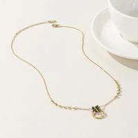 Collier Plaqué or 18k & pierres naturelles | Allevare 