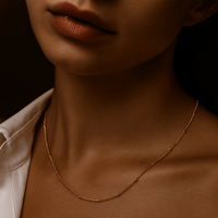 Collier ras de cou Onda – Plaqué or 18k ou argent | Atelier de Malte