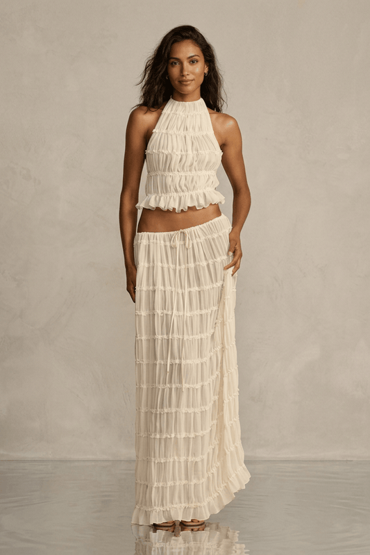 Ensemble Olivia - Top Bustier & Jupe Midi