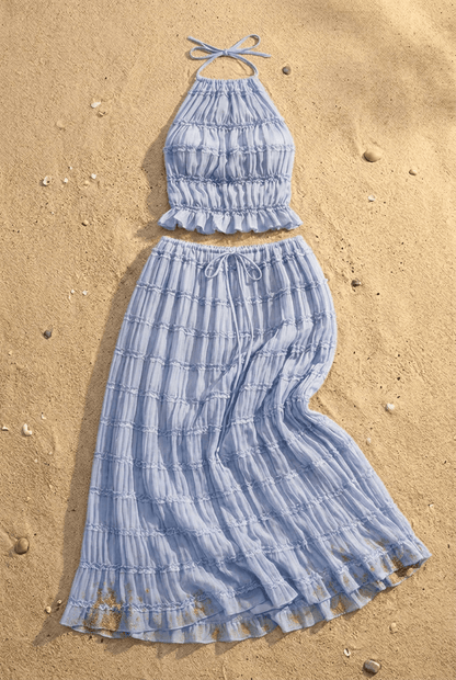 Ensemble Olivia - Top Bustier & Jupe Midi - L'atelier de Malte