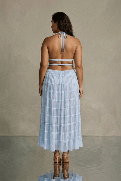 Ensemble Olivia - Top Bustier & Jupe Midi - L'atelier de Malte